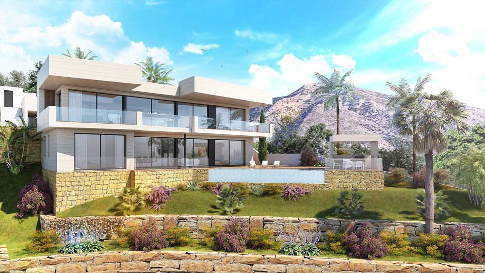 New off plan villa in Lomas de Mijas