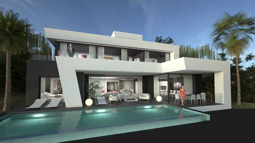 New villa construction in Estepona