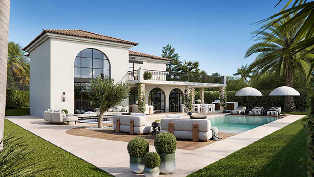 Impressive new build frontline golf villa in Nueva Andalucia