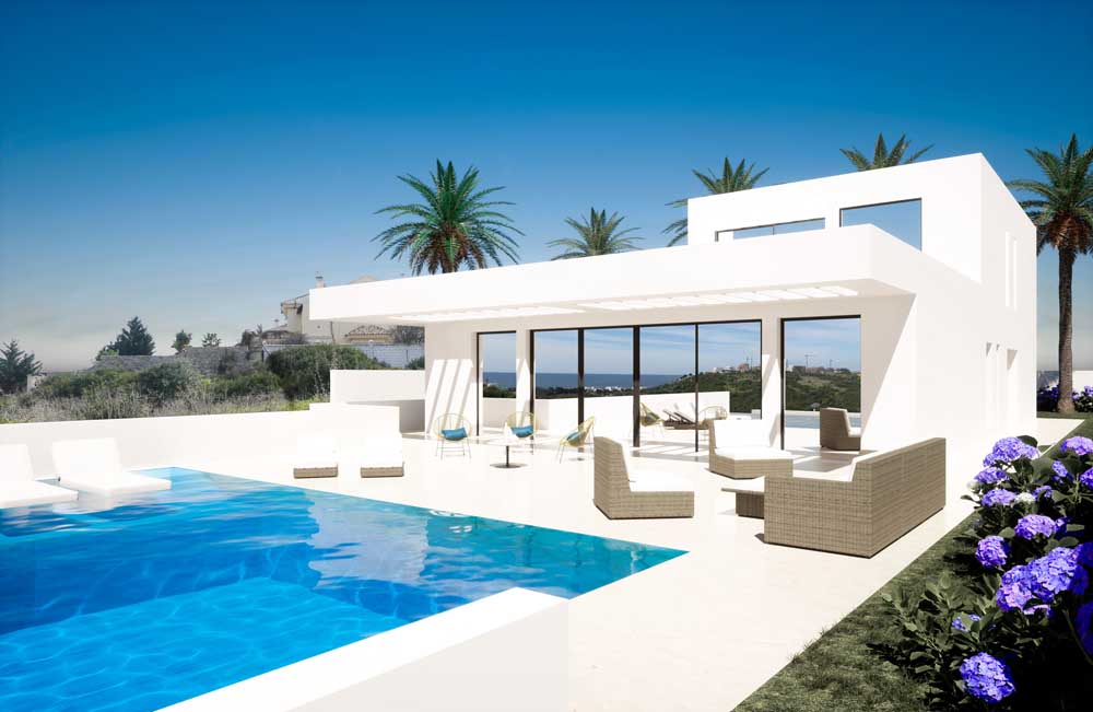 New villa in Casares Playa